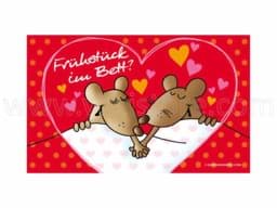 Zeige Details für Frühstücksbrettchen Frühstück im Bett Bild von Frühstücksbrettchen Frühstück im Bett