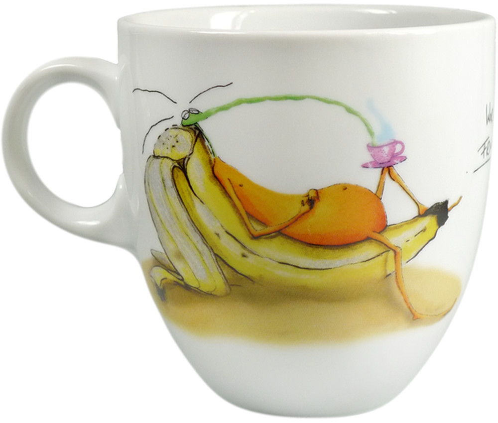 Bild von Tasse / Becher Workaholic Fruchtfliege
