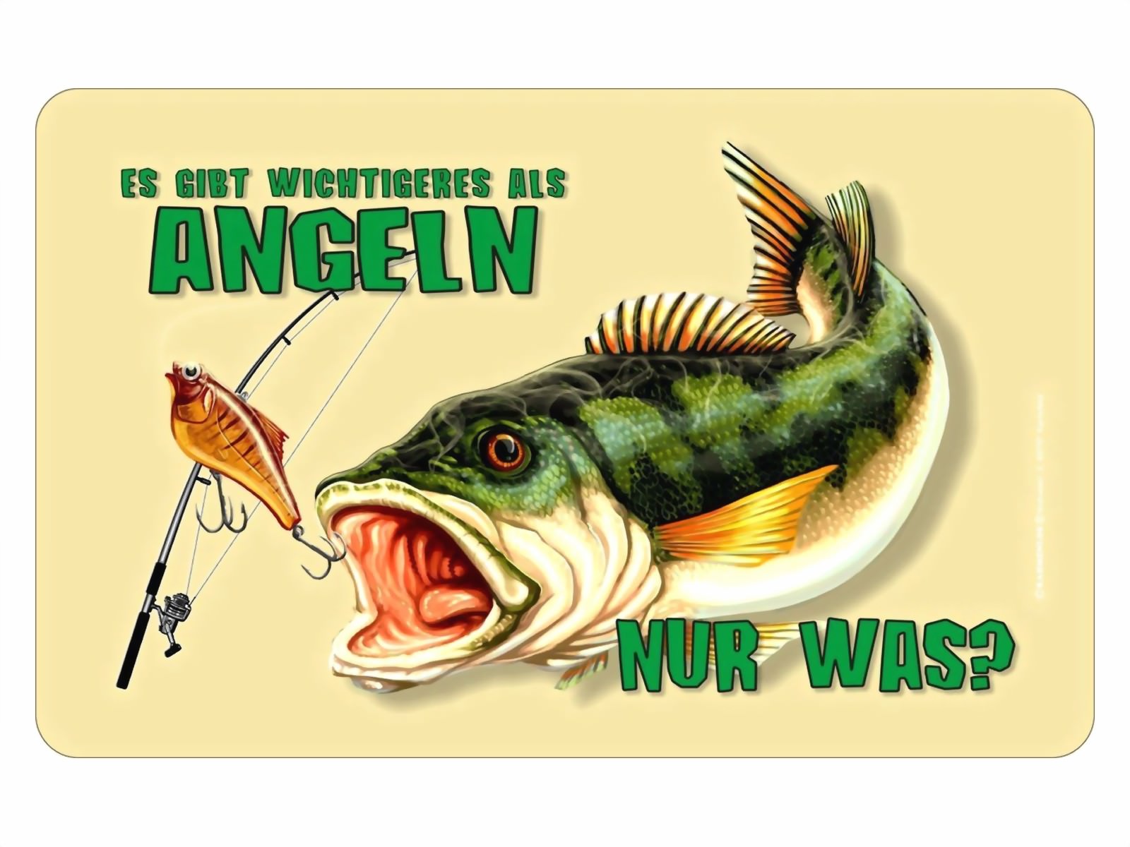 Bild von Frühstücksbrettchen Wichtigeres als Angeln